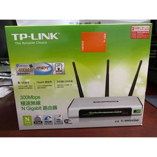 TP-Link TL-WR1043ND WIFI 分享器 無線網路 路由器 3dbi 天線 變壓器 12V 1.5A