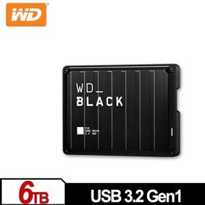 暑假優惠WD 黑標 P10 Game Drive 6TB 2 . 5吋電競行動硬碟6TB