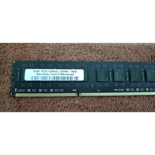 (功能正常免運費)二手中古 8GB RAM PC3-12800U DDR3 1600