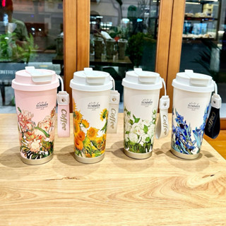❤️🌷臺灣現貨🌹唯美花園316不鏽鋼咖啡杯隨行杯500M L