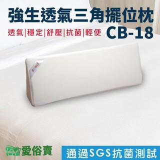 愛俗賣 強生透氣三角擺位枕CB-18 三角枕 翻身枕 翻身墊 靠背枕 臥床靠背 護理三角枕 臥床翻身 護理枕 CB18
