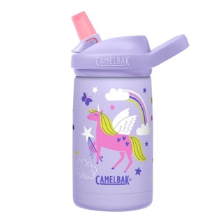 《贈防塵蓋~》美國 CAMELBAK 350ml eddy+ 兒童吸管不鏽鋼保溫瓶(保冰) 魔幻獨角獸