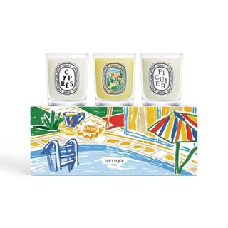 Diptyque 2024限量夏日香氛蠟燭禮盒 70g x3