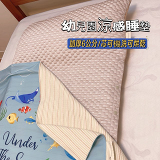 【cchhaaww】 涼感午睡墊 【可機洗烘乾】 嬰兒床墊 兒童睡袋 幼兒園睡袋 加厚6公分 【3D觸感】現貨 臺灣製