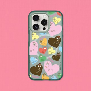 犀牛盾 適用iPhone JellyTint(MagSafe相容)透明防摔手機殼∣泡泡先生/愛心印花