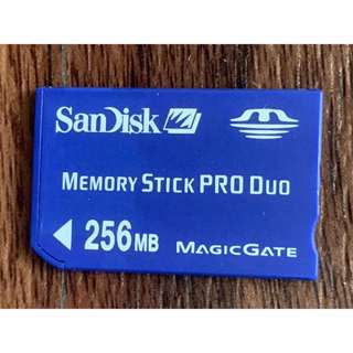 土城二手.SONY.PSP.原廠專用記憶卡.Memory.Stick.Pro.Duo.256MB.SanDisk