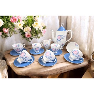 【Sunshine Antiques】Royal Albert - Sorrento 英國骨瓷茶杯咖啡杯組 F.09