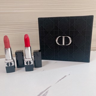 【全新拆售】Dior迪奧藍星唇膏 限量刺繡禮盒*1入、色號772*1支、色號888*1支