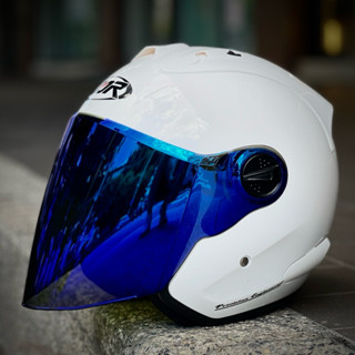 ONZA KOR 安全帽 3/4罩 MAX-R1 R帽 rmax 尾翼 雙倒流 MAXR1 珍珠白 MAXR