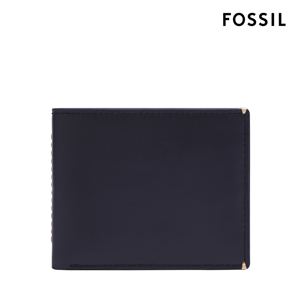 【FOSSIL 官方旗艦館】Westover 真皮帶翻轉證件格皮夾-藍色 ML4583545