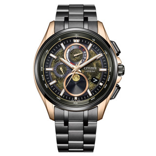 CITIZEN 星辰 HAKUTO-R 時尚限量月相光動能電波手錶BY1009-64Y