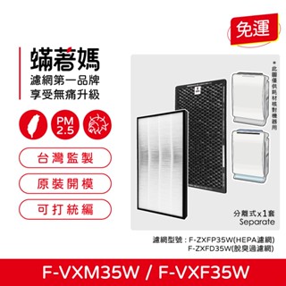 適用 國際牌 F-VXM35W F-VXF35W 空氣清淨機 F-ZXMP35W F-ZXFD35W 濾網
