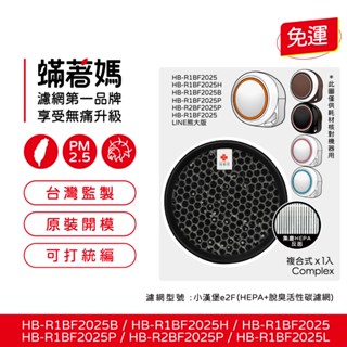 適用 韓國 小漢堡 Health Banco HB-R1BF2025 空氣清淨機 高效能集塵HEPA濾網 除臭活性碳纖維