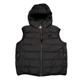 【鋇拉國際】MONCLER 男款 VALMASQUE GIUBBOTTO 連帽羽絨背心 黑色 歐洲代購 臺北實體工作室