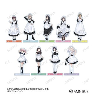 (AMNIBUS)日版 Girls Band Cry 女僕風 BIG壓克力立牌 (酷比樂)