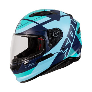 SOL SF-6 / SF6 超視界 消光藍綠 內藏式墨鏡 浮動式鏡座 EPS 完全防護 全可拆洗 全罩 安全帽