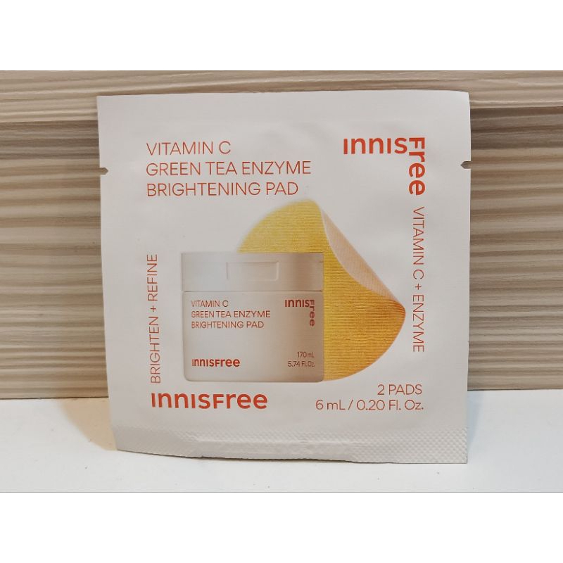 innisfree 維他命C淨亮棉片2片