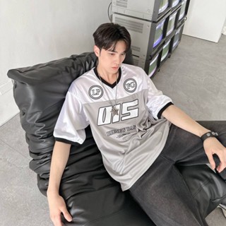 BV SHOP OIS美式運動風格上衣 五分袖 寬鬆上衣 短T 棒球短T 美式網眼短袖球衣【MT137】