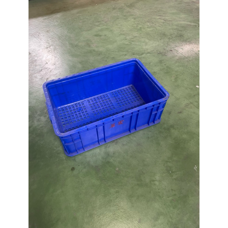 藍色三號 工具箱 大 二手（底部有孔）