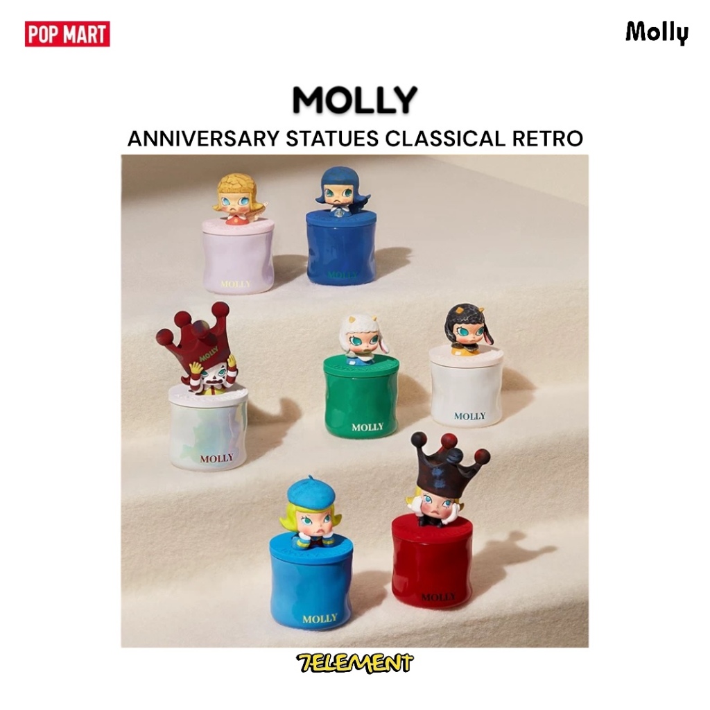 部分現貨 POPMART MOLLY 周年雕塑經典回歸2 系列 週邊 香氛蠟燭 香氛盲盒 雕塑 泡泡瑪特 確認款
