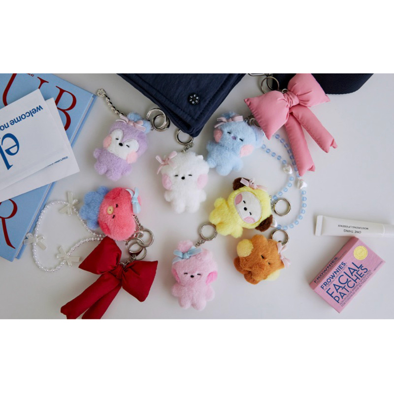 BT21 mini minini 絲帶系列 娃娃 娃娃吊飾 BTS 防彈少年團
