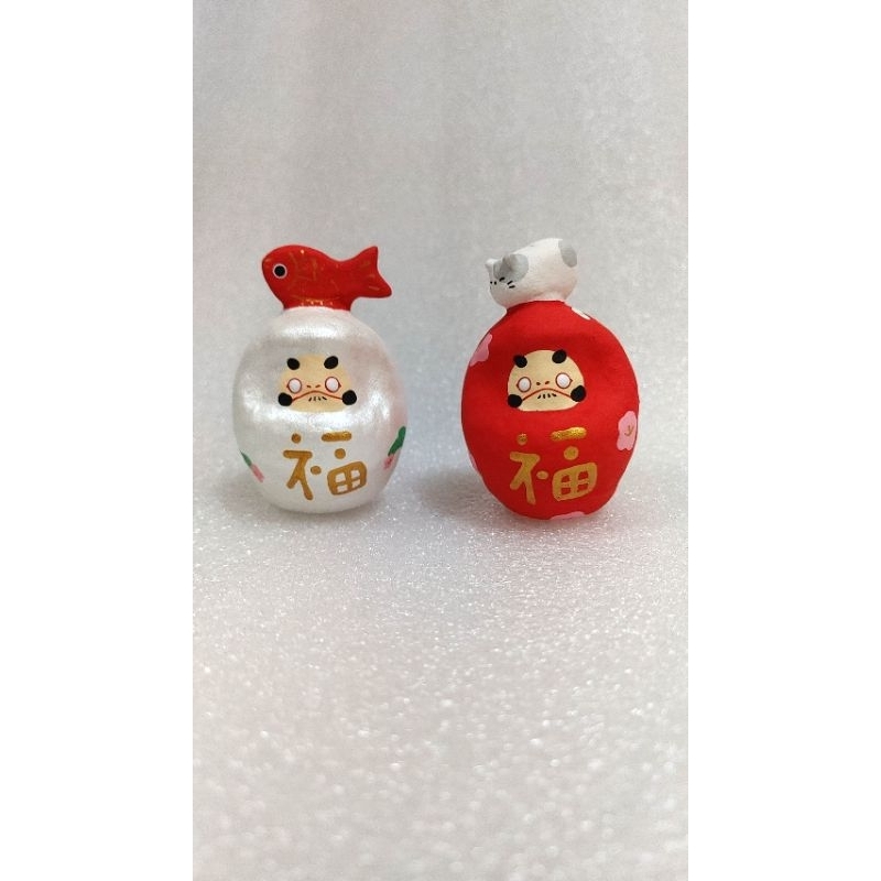 日本職人手工製作和紙張子不倒翁貓咪鯛魚吉祥物賓士貓茶白貓章魚燒牽牛花達摩擺飾