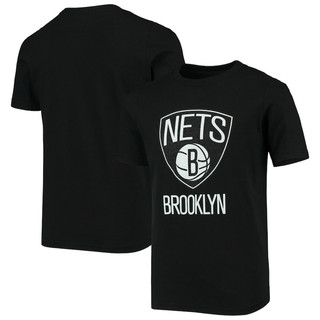 【二手衣服】NBA 布魯克林籃網 Brooklyn Nets 隊徽Logo T恤