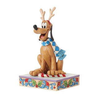 Enesco精品雕塑 Disney 迪士尼 布魯託聖誕節居家擺飾 EN39985