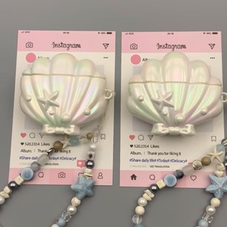 韓國ins風 可愛貝殼星星 4代耳機套 適用於Airpods pro 2代 防摔保護套 3代耳機殼 1/2代 耳機保護殼