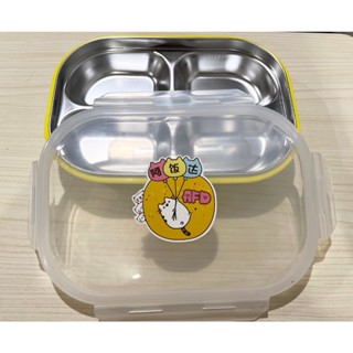 方形4格餐盒 無毒 無味 環保 高效保溫 內裡不銹鋼材質 分隔 便當盒 餐盒 水果盤 保鮮盒