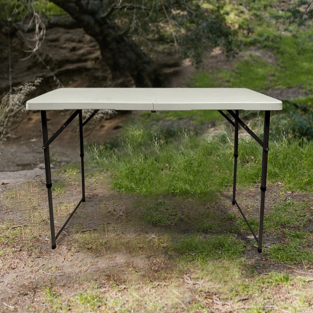 【AOTTO】手提式升降戶外露營桌(餐桌 烤肉 升降桌)