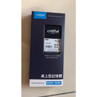 美光Micron Crucial DDR4 3200 / 32G RAM(原生)新製程桌機16G