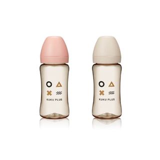 酷咕鴨 KUKU PLUS 純真之瞳寬口PPSU奶瓶 300ml(多款選擇)【安琪兒婦嬰百貨】