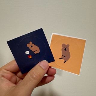 dinotaeng quokka短尾矮袋鼠貼紙 正版韓國🇰🇷
