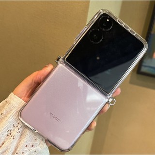 小米 Mix Flip 手機殼 小米Mix Flip 透明防摔殼 小米MixFlip 保護套 自帶扣環 可搭配各式掛繩