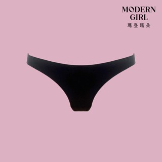 【瑪登瑪朵】QQ雲 低腰無痕丁字褲 M-XL(黑)