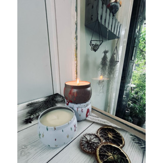 🌹花迷手品🌹 環保大豆蠟精油蠟燭～鐵盒裝/居家香氛/ 手工製作/天然無毒