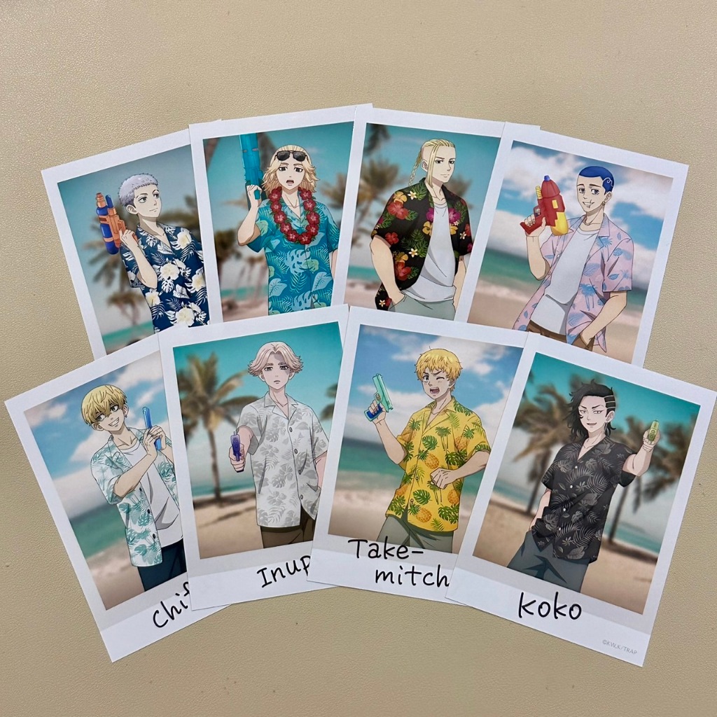 (6/16補貨) 東京復仇者 日版 生寫真  L判 丸井 活動限定款 Summer ver. 佐野萬次郎 乾青宗 九井一