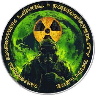 預購(價格3200) - 2024美國-鷹揚-輻射線版-1盎司銀幣