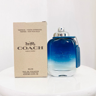 附發票 Coach Blue 時尚藍調男性淡香水 100ml TESTER ☆櫥窗小姐☆