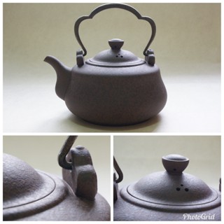 【陶說】茶壺蓋子專區 古風燒水壺 耐熱玻璃壺600ml 一壺二杯禮盒(空盒)