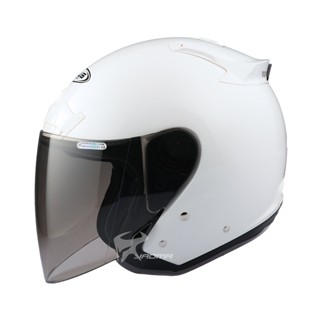 【ZEUS】安全帽 ZS-609 白色 亮白 素色 半罩帽 3/4罩 通勤業務 入門款 609 ｜耀瑪騎士