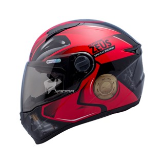 【ZEUS】安全帽 ZS-811 AL39 珍珠黑紅 重機 油箱 輕量化全罩帽 811 入門 ｜耀瑪騎士