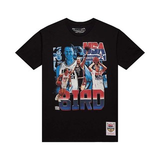 Mitchell & Ness COLLAGE TEE Larry Bird 黑 短袖 MNTS059LB