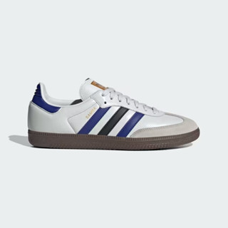 adidas 愛迪達 SAMBA OG 休閒鞋 男款 麂皮 膠底 德訓鞋 增高 白藍 ID1381