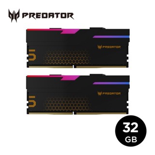 Acer Predator Hermes RGB DDR5-6800 32GB(16G*2)(CL32) 超頻桌上型