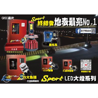【忠孝精品店】Sport-LED大燈系列 終結者大燈 魚眼大燈 暴龍霧燈 獵鷹行車記錄器 FORCE2.0 雷霆S 勁戰