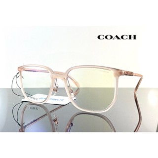 ☆高雄眼鏡站☆全新正品 COACH HC6240D 5809SB 粉透明複合式 COACH logo 款