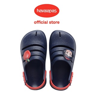 Havaianas哈瓦仕 洞洞鞋 童鞋 白雪公主 藍 Kids Clog Princesas 4148463-0555K