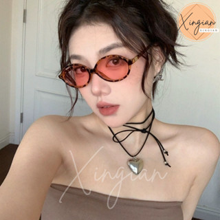 🕶️法式復古橢圓墨鏡🕶️ Y2K 太陽眼鏡 百搭配件 時尚穿搭 明星同款 網紅 IG 海邊玩水 防曬 大框方框 小圓框